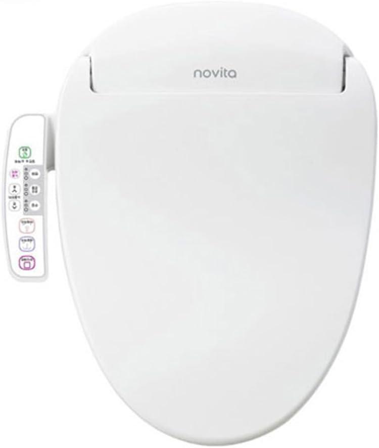 Novita BD-N310T Digital Toilet Bidet Toilet Seat Hot Water Nozzle, Stainless Steel, Auto Cleaning Brush, Dry Function A Seat Heating 220V White Simple English User Guide