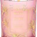 M&SENSE Floral Scented Soy Candles-Vegan, Heavy Scented, No Toxin 7.8oz 42-Hour Long Burning Time, Spring Summer Candles for Home Fragrance, Housewarming Gift for Women & Men (Flower)