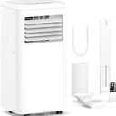 Electactic 10050 BTU Portable Air Conditioners for Rooms up to 550 Sq.Ft, 4 Modes Portable AC Unit with Cool, Dry, Fan and Sleep Modes, Remote and LED Display, Installation Kits for Home, Apartment
