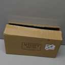 MyGift Succulents Plants Artificial, Fake Faux Indoor House Plants in Round Brown Ceramic Pots, Set of 3