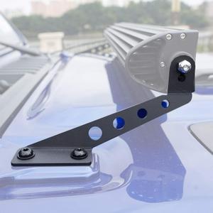 for Jeep JL Hood Light Bar Mount 32 inch LED Light Bar Mounting Bracket fit for Jeep Wrangler JL Gladiator JT 2018 2019 2020 2021 2022 2023