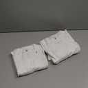 2-Pack Organic Baby Sleep Sacks, 100% Cotton - Soft & Breathable 0.5TOG Baby Wearable Blanket,Toddler Sleeping Sack 6-18 months, Easy to Wear Transitional Swaddles for Newborns,Infants (Soft White, M)