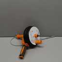 Drain Auger, Clog Remover with Drill Adapter, 25 Feet Flexible Plumbing Snake Use Manually or Powered for Kitchen, Bathroom and Shower Sink (orange)