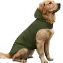 Dog Raincoat Reflective Adjustable Hooded Pet Rain Jacket Poncho with Leash Hole for Dogs S-5XL
