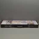 12 Inch Heavy Duty Floating Shelf Bracket, Wall Mounting Industrial Black Shelf Brackets, 1/5 Inch Thick Iron Metal Brackets for Shelves 6 Packs