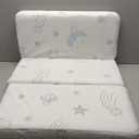 Trifold Pack and Play Mattress 38"x26", Double-Layer Pack N Play Mattresses for Baby Toddler with Waterproof Washable Breathable Cover, Portable Mini Crib Mattress for Playpen