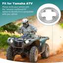 M MATI Rear Left/Right Brake Disc Rotor for Yamaha Grizzly 550 YFM550 2009-2014 Grizzly 700 YFM700 2007-2020 1HP-F582V-00-00