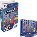 Connect 4 Portable Game for Ages 6 and Up, Grab and Go, 2 Players, Compact, Travel Size