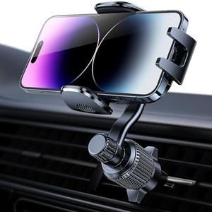 Rorhxia Car Vent Phone Mount, [Never Blocking Vent, Enjoy The Comfort of The A/C] Hands-Free Universal Extension Clip Air Phone Holder Car Fit for All Phones iPhone 17 16 15 14 13 12 Samsung More