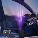 Starlight Retractable Car Charger with Retractable Cables, Starlight in Car Roof 4 in 1 Super Fast USB C Car Phone Charger, 2 USB Ports Starry Sky Adapter, Compatible with iPhone 17 16 15 14 13 12