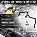Cooling System Heater Hose Assembly for Ford Focus 2004-2020 High Sealing No.7M518274JC | Engine Coolant Overflow Hose for Ford C-Max 2007-2010 1 Pcs