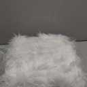 iMucci 48inch 2025 Update Wool Fur White Tree Skirt Small Christmas Tree Skirt Snowy White Plush Velvet Christmas Tree Skirt Holiday Party Decoration