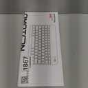 OMOTON Bluetooth Keyboard for Tablet/Android/Windows/iOS, with 7 Colors Backlight Rechargeable Wireless Mini Keyboard for Galaxy Tab A9+ / S9 FE / S10 / S11 / A11 Series etc, Black