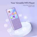 AGPTEK 64GB MP3 Player with Bluetooth, M3 2.4'' Player with Speaker