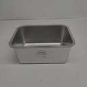 PEDAY 2.64 Gallon Extra Large Dog Water Bowl, Human Grade Stainless Steel, for Extra Large Sized Dogs - Silver Classic
