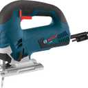 BOSCH JS365 120V 6.5 Amp Top-Handle Jigsaw Kit Variable Speed, 45 Degree Bevel Cuts, Up to 3,000 SPM
