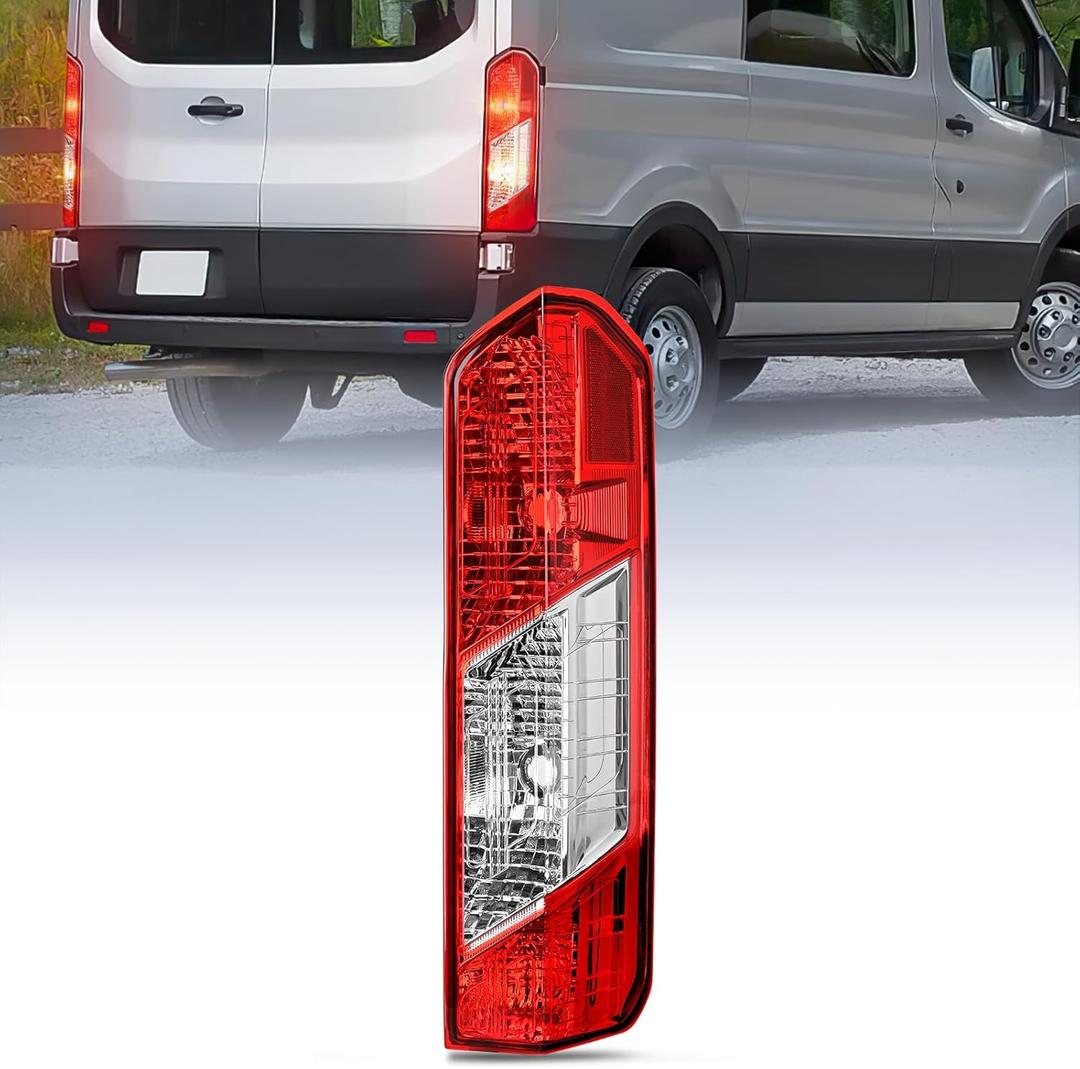 Nilight Taillight Assembly Compatible with 2015 2016 2017 2018 2019 2020 2021 2022 2023 Ford Transit 150 250 350 350HD Rear Lamp Replacement OE Style Passenger Side