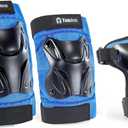 Tanden Skating Protective Gear Knee and Elbow Pads Wrist Guards for Roller Skating Skateboarding, Skate Pads Adult Knee Pads