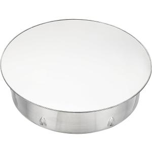 PATIKIL Chimney Hole Cap, 200mm(8 Inch) Tightness Adjustable Round Stainless Steel Flue Hole Cover Stove Pipe Cap Pipe Cover for Kitchen Balcony Sewer, Silver Tone