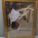 18x24 Ornate Gold Resin Poster Frame, Real Tempered Glass