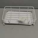 Kitchen Sink Sponge Soap Holder For Countertop Large White Kitchen Soap Tray Sink Organizer