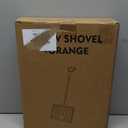 Yocada Snow Shovel for Driveway Home Garage Snow Removal Aluminum Strip with D-Grip Handle 55 inch Long Large Capacity Shovel for Garden Car Camping Outdoor Orange