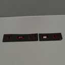 1Pc 2021+Tahoe Liftgate Nameplate 3D Badge Letter Logo Emblem RST Replacement for Tahoe (Black Red)