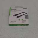 Belkin BoostCharge Nylon Braided USB C to Lightning Cable 3.3ft/1M - MFi Certified 18W Power Delivery iPhone Charger Cord - Apple Charger USB C Cable - Fast Charging for iPhone 14, iPhone 13 - Black