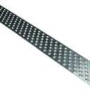 Non Slip Aluminum Stair Tread, Mill Finish Silver, 3.75" x 48" with Color Matching Wood Screws, Each