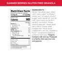 8 x Nature's Path Organic Summer Berries Granola, 11 oz (Pack of 1), Gluten Free, Non-GMO (EXP 10/05/26)