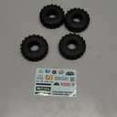 INJORA 1.0 Tires - S5 Crawler Mud Terrain Kraken Claw for SCX24 TRX4M AX24 Bronco Gladiator C10 JLU Deadbolt FCX24 FCX18 Axial RC 1/24 1/18, 62 * 20.5mm(T1007)