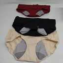Washable Incontinence and Post partum Underwear, Bladder Leak Panties, Non-Disposable Period, Menstrual Absorbent Brief, 4XL
