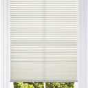 BlindsAvenue Cellular Honeycomb Cordless Shade, 9/16" Single Cell, Light Filtering, White Dove, Size: 37" W x 72" H