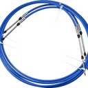 Motoforti 2pcs 10ft 3 Meter 118 Inch Marine Type 3300 / 33C Throttle Shift Remote Control Box Cable for Yamaha Outboard Engine Boat Motor Steering System Blue