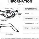 Magnetic Blue Light Blocking Reading Glasses for Men&Women, Bridge Front Connect Reading Glasses, Reading Adjustable