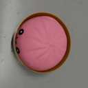 Dumpling Squishies Toy, Giant Glitter Dumpling, Colorful Dumplings Stress Balls Fidget Sensory Toy,Soft Squeeze Decompression Dough with Food Steamer, Stretchy Desk Toys (Pink)