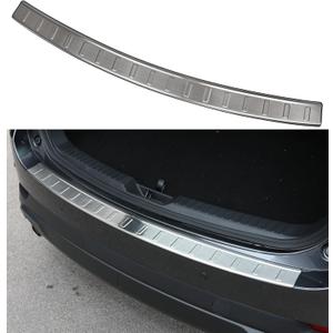 Rear Bumper Guards for 2017-2025 Mazda CX-5, 304 Stainless Steel Material Trunk Door Entry Protector for Mazda CX5 CX 5 (Silver)