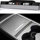 Car USB Hub Charger for Tesla Center Console with Fast Charging Retractable Cables Phone Charger Docking Station Accessories(Model Y 2021-2024 & Model 3 2021-2023)