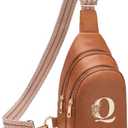 Viverte Crossbody Bags for Women Initial Sling Bag Cross Body Fanny Packs Personalized Gifts for Mom Women Wife