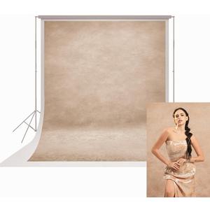 UrcTepics 8x10ft Professional Beige Portrait Backdrop Khaki Abstract Textured Backdrops for Photography Studio Vintage Headshot Background