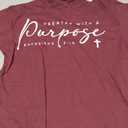 Christians Created With A Purpose Bible Verse Faith Gift T-Shirt (M)