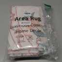 Collive Pink Bow Round Rugs for Girls, 4ft Floral Washable Circle Rug for Bedroom, Cute Ultra-Thin Non Slip Indoor Decor Carpet for Nursery Kids Room Playroom Living Room