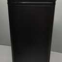 iTouchless 13 Gallon Automatic Garbage Can with Odor Filter, 50L Touchless Kitchen Wastebasket, Smart Hands-Free Motion Sensor Lid, Fingerprint-Proof, Pet-Proof Dog Lock & Soft-Close, Matte Black