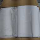 sancua 8 Pack White Tablecloth 90 x 132 Inch  Rectangle Table Cloth for 6 Feet Tables Stain and Wrinkle Resistant Washable Polyester Table Cover for Dining Wedding Banquet Party Buffet Restaurant