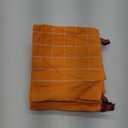 Homaxy 100% Cotton Terry Kitchen Dish Cloths, Ultra Soft and Absorbent Dish Towels for Kitchen, Perfect for Drying and Washing Dishes, 6 Pack, 12 x 12 Inches, Orange