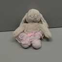 Precious Dilly Dudu 10" Ballerina Softest Plush Bunny Rabbit Pink Tutu Beige