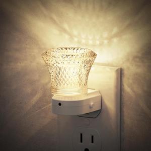 JandCase LED Night Light Plug in, Night Lights Plug into Wall [2 Pack] with Dusk to Dawn Light Sensor, 3000K Warm White Night Light, Adjustable Brightness Nightlight for Kids Bathroom Bedroom Hallway