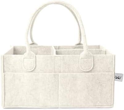 Mr. Pen Baby Diaper Caddy - Portable Organizer for Changing Table & Car, Beige
