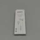 Sony MDREX15AP in-Ear Earbud Headphones with Mic, White
