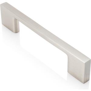 Southern Hills Brushed Nickel Cabinet Pulls - 96mm - Satin Nickel Drawer Handles, Modern Kitchen Cabinet Handles, Silver Kitchen Handles for Cabinets and Drawer Pulls, Cupboard Door Hardware (3.75 inches)